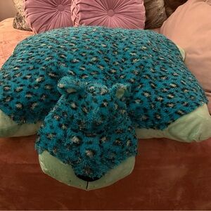 Teal Leopard Pillow Pet